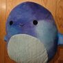 Squishmallows Sea Life Squad Cyan Whale, 7.5 Inch Plush Image 8