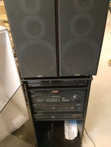 Akai stereo system