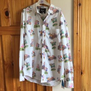 Rascals Men's Funky Vintage print Shirt XL BNWTS ( small mark ) includes postage