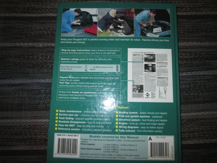 Peugeot 307 Haynes Manual