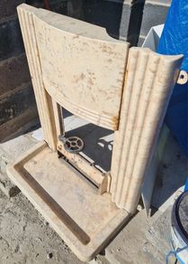 Art Deco Cast Iron Fireplace