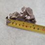 Vintage Mudmen Chinese Man Bird Clam Miniature Clay Figurine Asian 2" high Image 4