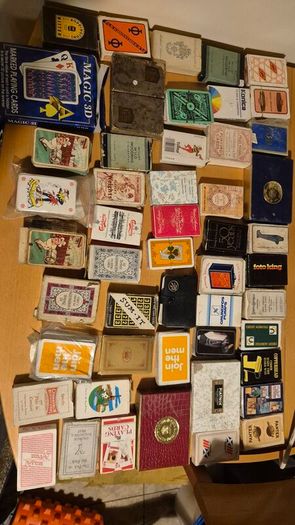 Classic retro vinatge massive collection poker playing cards