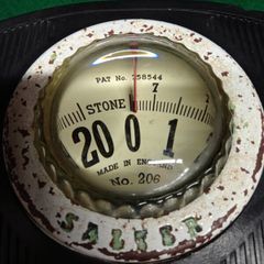 Vintage 1950s Fish Eye-Bathroom Scales ( SLATER  NO 206 )