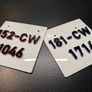 3D acrylic registration plate personalized Image 7