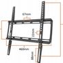 TV Wall Mount Bracket Flat Fixed 26-55" Image 2