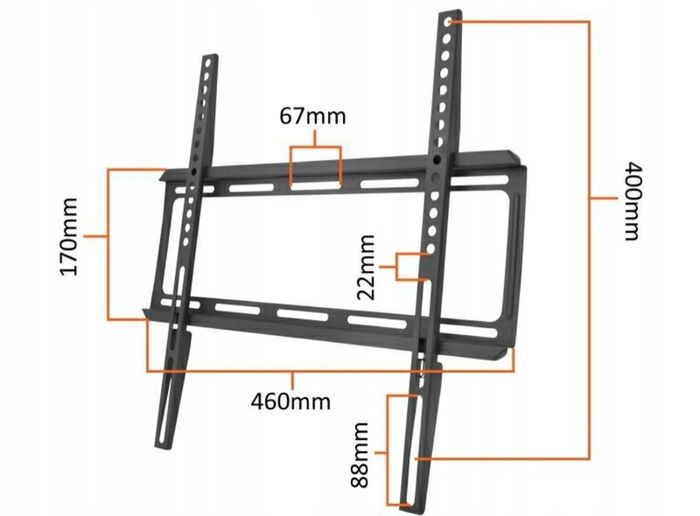 TV Wall Mount Bracket Flat Fixed 26-55"