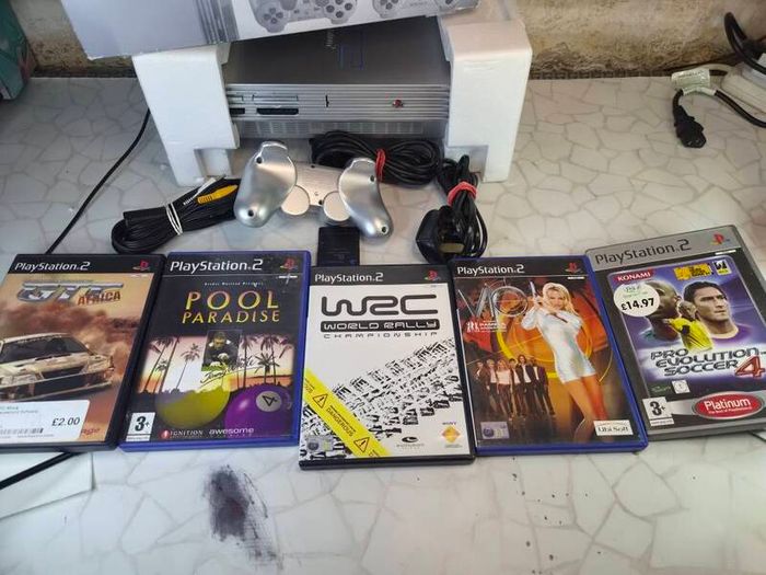 Ps2 Satin Silver Boxed