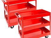 set of 2 Workshop Trolley Tool 3 Levels - Free Delivery Nationwide