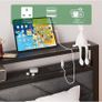 Metal Bed Frame with LED Lights and Charging Station, Heavy Duty Metal Slat Support, Noise Free, No Box Spring Needed Image 6