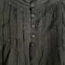 Navy linen top Image 3