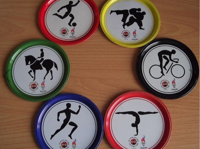Coca Cola coasters (1996 Atlanta Olympics) collectables RARE