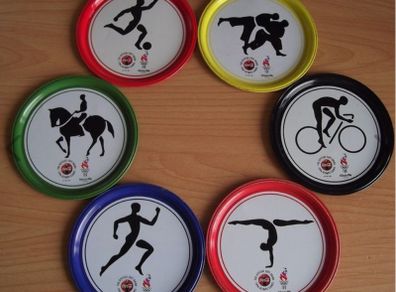 Coca Cola coasters (1996 Atlanta Olympics) collectables RARE