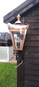 old copper  light