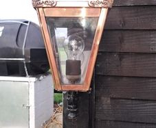 old copper  light