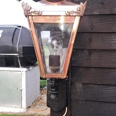 old copper  light