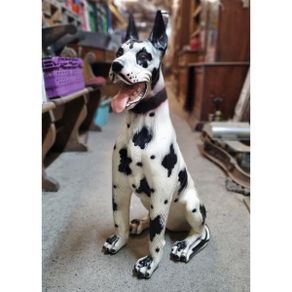 Great Dane Ceramic Floor Statue KAS1372