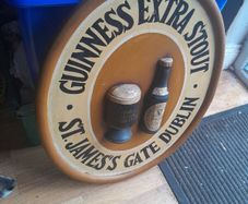 vintage Guinness sign