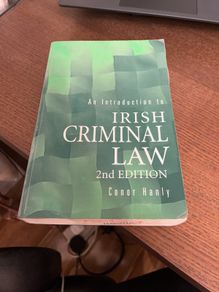irish criminal law Hanly