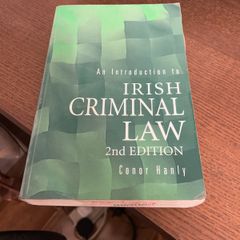 irish criminal law Hanly