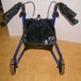 Mobility Rollator Walker + storage + brakes Image 4