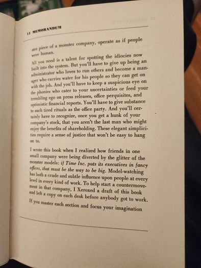 Up The Organization. Hiw To Stop The Corporation From Selling People And Strangling Profits. By Robert Townshend.  Hardback With Dustjacket In Good Condition.