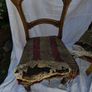 pair of Victorian dining chairs needing restoration Image 2
