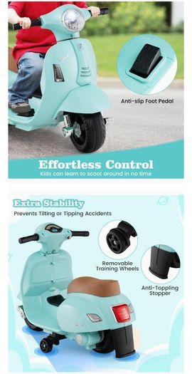 Kids Electric Ride-On Scooter
