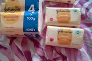 NEW johnsons baby honey soap
