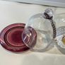 Mini Cake Stand with Glass Bell (Set of 6) Image 3