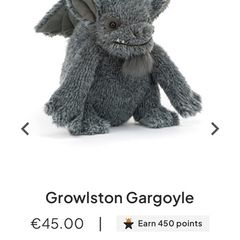New JELLYCAT Growlston Gargoyle