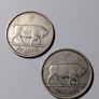 1928 Silver Irish Shillings x2 Image 2