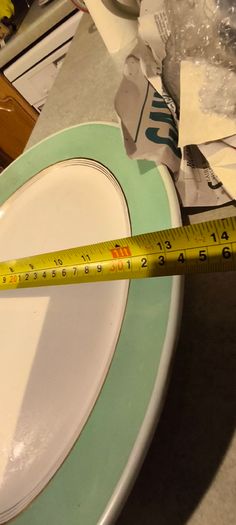 Vintage Art Deco Shelley Platter bon chianaVery Large Green Bands16.5 x13 inches Large