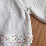 Hand Knitted Baby Cardigan and Hat Image 4