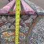 Cast iron kids garden  bench and table for restoration Image 10