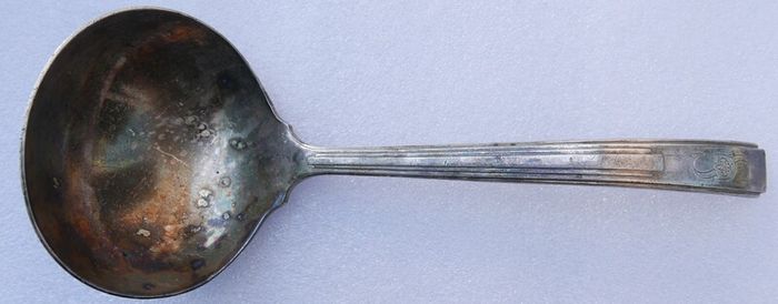 RARE Vintage SHERATON Reed & Barton silverplate Ladle