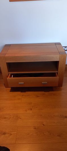 solid oak tv stand