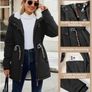 Brand New TOMEEK Women's Winter Jacket Hooded Long Parka with Teddy Fleece Lining Image 3