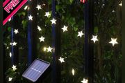 29Ft/9M 60 LED Solar Star String Lights Warm White Solar Powered Fairy Lights Outdoor 8 Modes Waterproof Festival Lighting for Garden Patio Yard (FREE SHIPPING)
