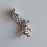 Disney Chamilia Winnie the Pooh & butterfly dangle charm 925 sterling silver Image 2