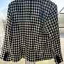 Ladies  houndstooth black and white fitted blazer Image 2