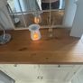 Cream and oak sideboard Image 2