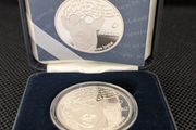Ireland 10 Euro Silver Proof 2013. Mint Error. Unc. James Joyce.