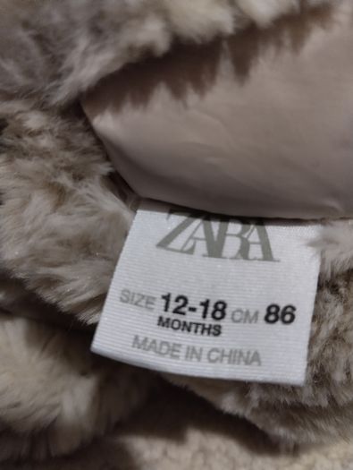 Zara Kids Faux Fur Reversible Gilet Jacket