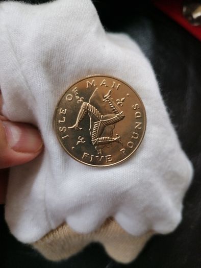 1981 Isle Of Man Five Pounds Coin