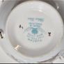 Vintage Pastel Pink Fine Bone China Blue Star Teacup Trio Set Image 5