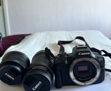 Canon EOS R50 + RF-S 18-45mm & RF-S 55-210mm Lenses | Used Twice | Warranty Remaining | Boxed