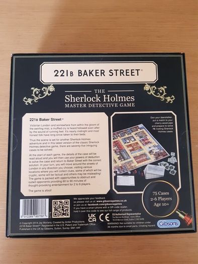 Sherlock Holmes Detective Board Game