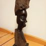 Statue Ebony  Tribal figurine Hand made Image 2