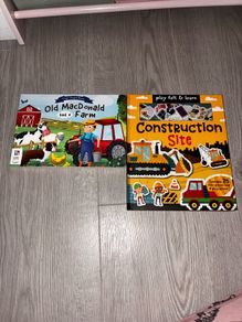 Construction felt book & old McDonald
